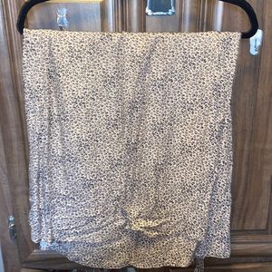 Cheetah print wrap skirt size large
